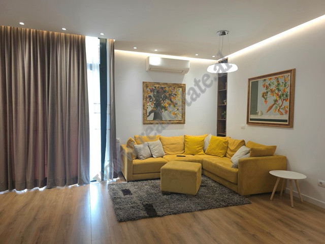 Two bedroom apartment for rent on Sami Frasheri Street, opposite Nobis Center in Tirana.
It is loca